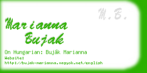 marianna bujak business card