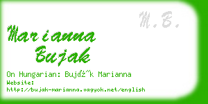marianna bujak business card